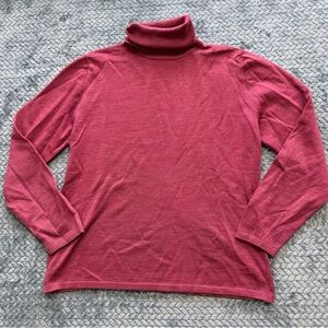 Studio 121 100% Merino Wool Roll Neck Jumper Made in Italy Size Large